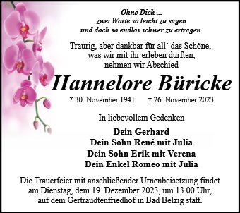 Hannelore Büricke