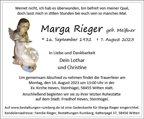 Marga Rieger