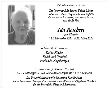 Ida Reichert