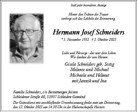Hermann Josef Schneiders