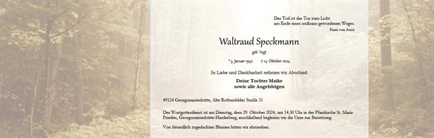 Waltraud Speckmann