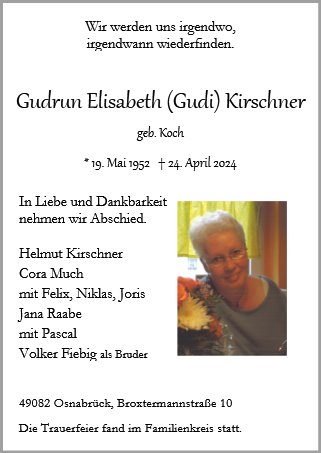 Gudrun Kirschner