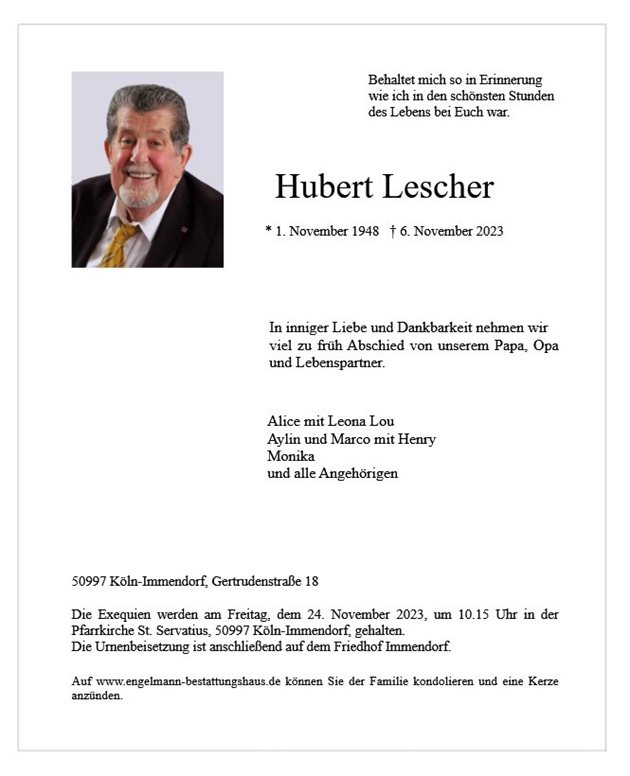 Hubert Lescher