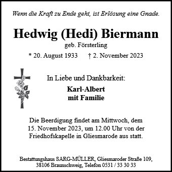 Hedwig Biermann