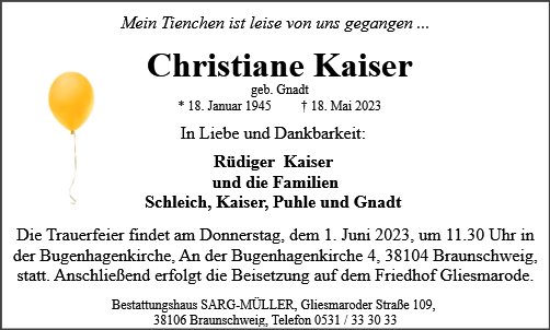 Christiane Kaiser