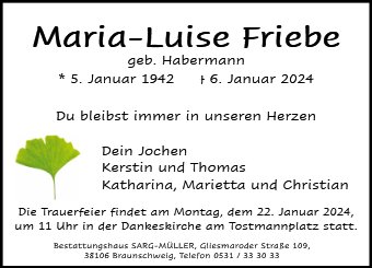 Maria-Luise Friebe