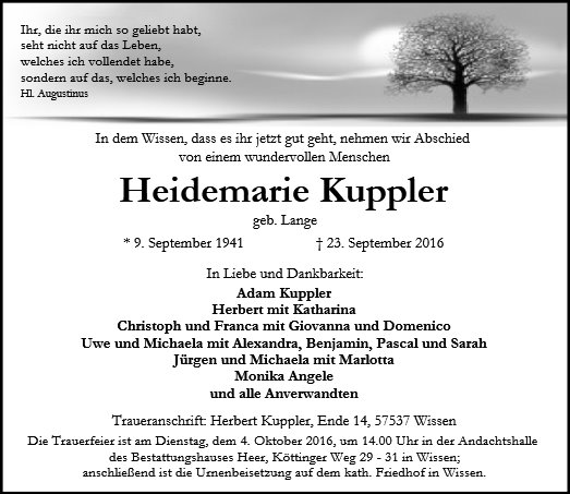 Heide-Marie Kuppler