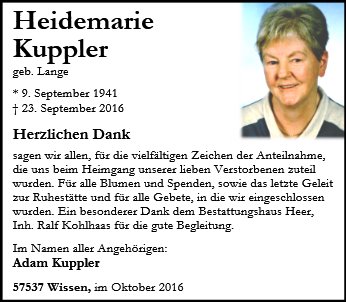 Heide-Marie Kuppler