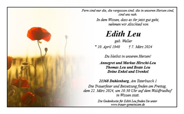 Edith Leu
