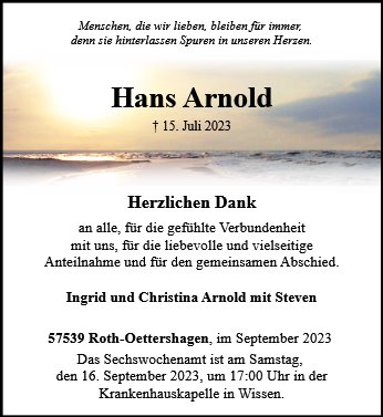 Hans Arnold