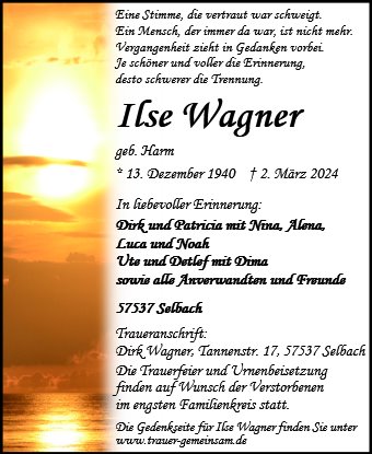 Ilse Wagner