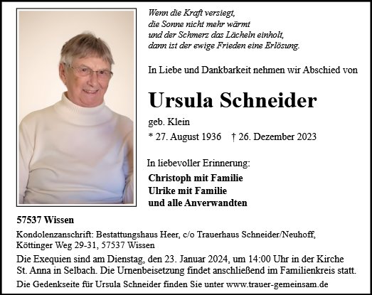 Ursula Schneider