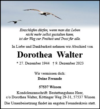 Dorothea Maria Walter