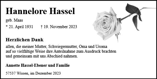 Hannelore Hassel