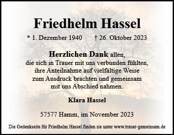 Friedhelm Hassel
