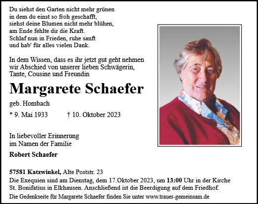Margarete Schaefer