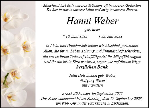 Hannelore Weber