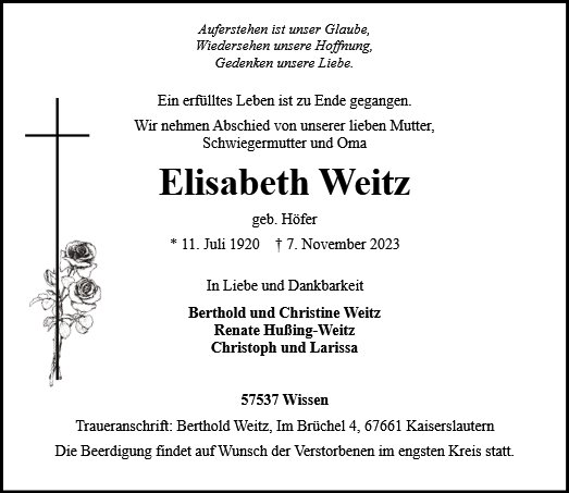 Elisabeth Weitz