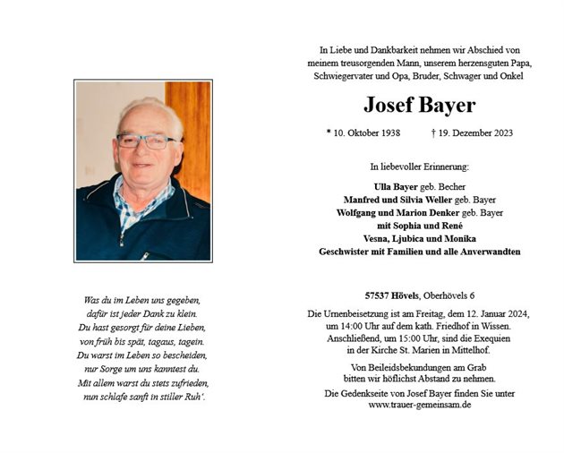 Josef Bayer