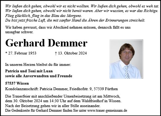 Gerhard Demmer