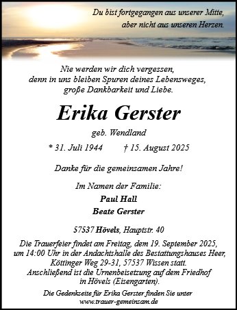 Erika Gerster