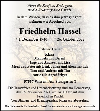Friedhelm Hassel