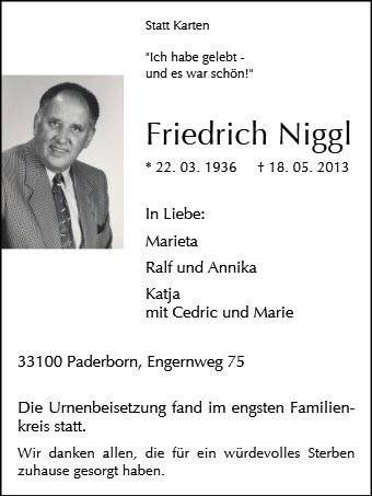 Friedrich Niggl