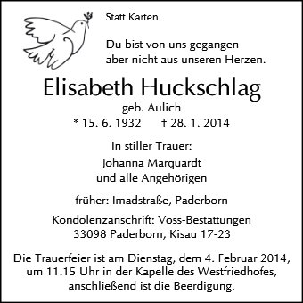 Elisabeth Huckschlag