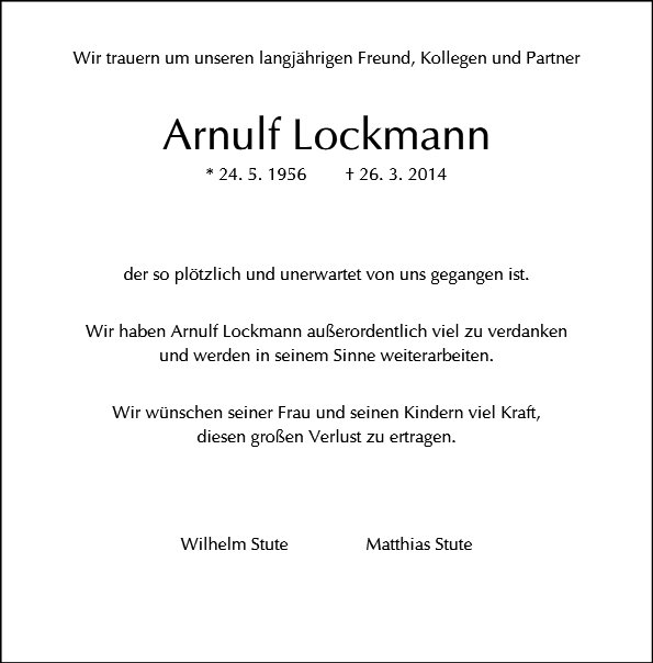 Arnulf Lockmann
