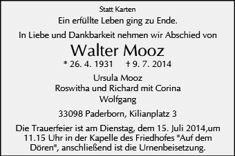 Walter Mooz