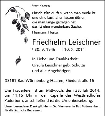 Friedhelm Leischner