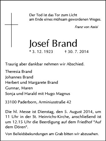 Josef Brand