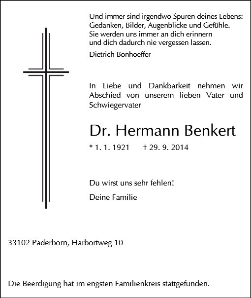 Hermann Benkert