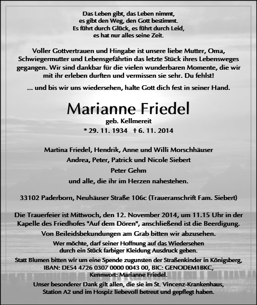 Marianne Friedel