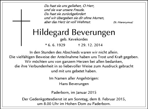Hildegard Beverungen