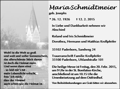 Maria Schmidtmeier
