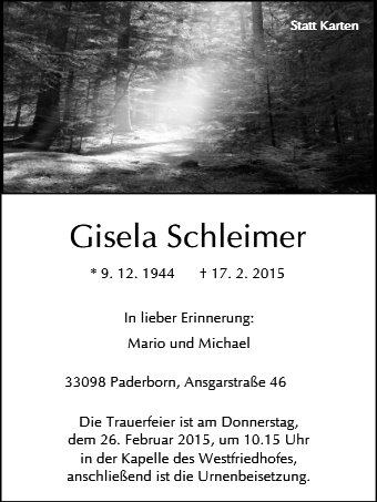 Gisela Schleimer