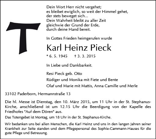 Karl Heinz Pieck
