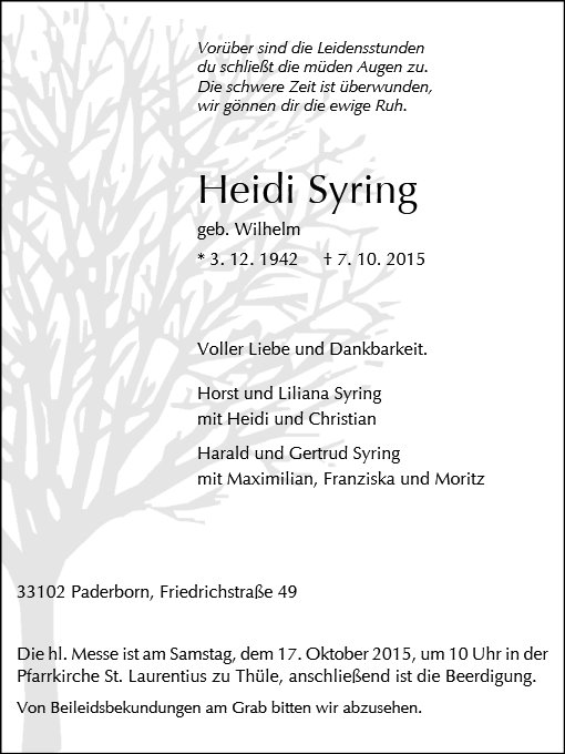 Heidi Syring