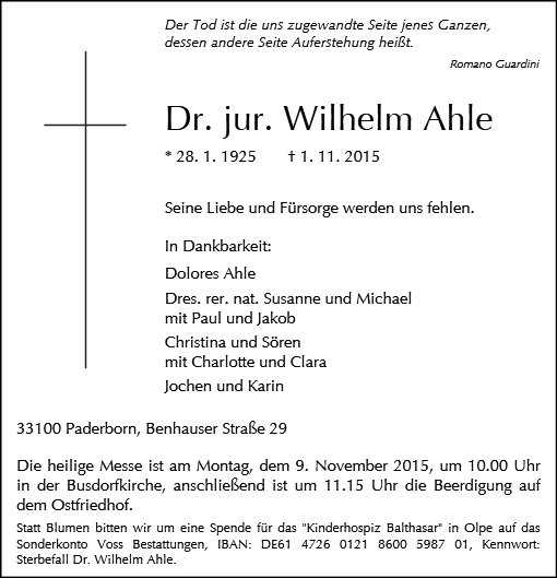 Wilhelm Ahle