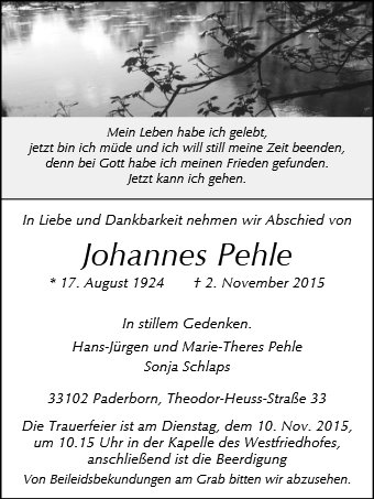 Johannes Pehle