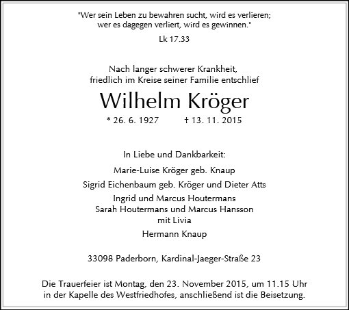 Wilhelm Kröger