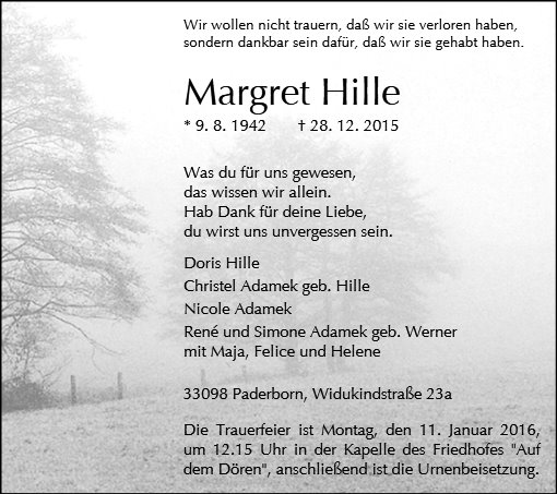 Margret Hille
