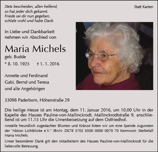Maria Michels