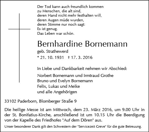 Bernhardine Bornemann