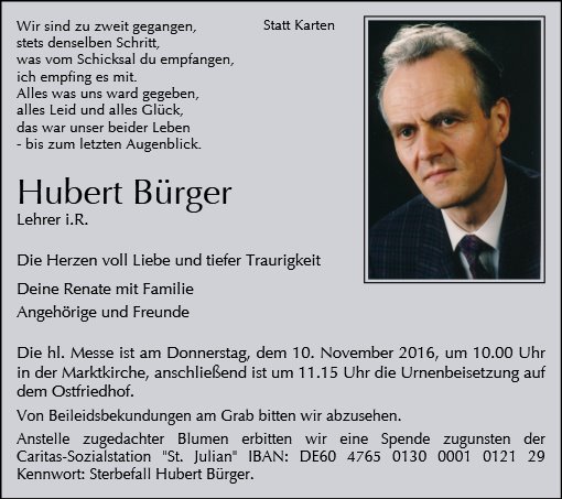 Hubert Bürger