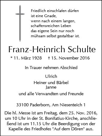 Franz-Heinrich Schulte