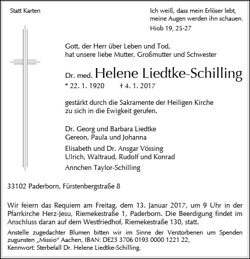 Helene Liedtke-Schilling