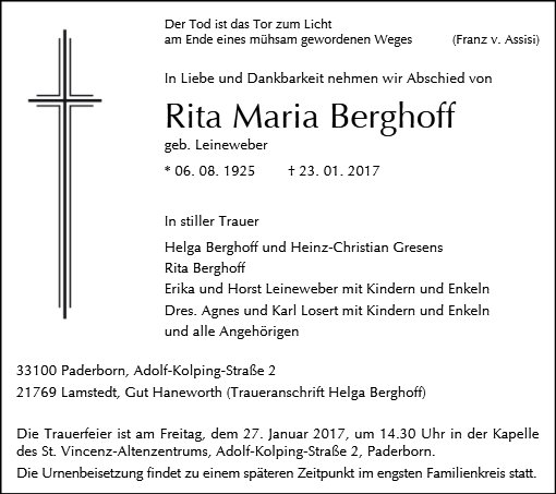 Rita Berghoff