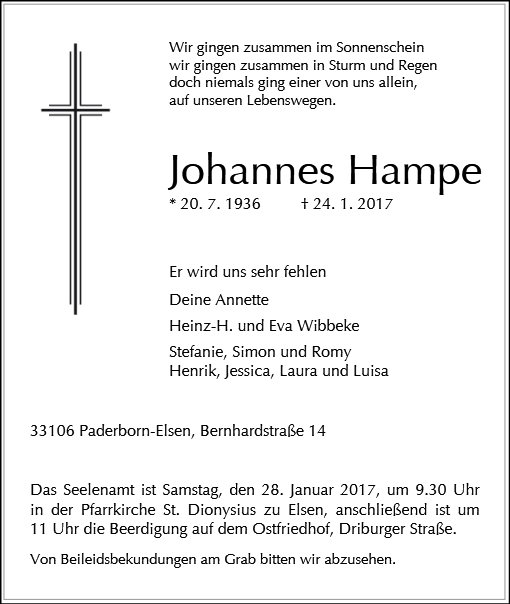 Johannes Hampe